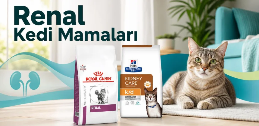 Renal kedi mamaları ve sağlıklı yetişkin kedi