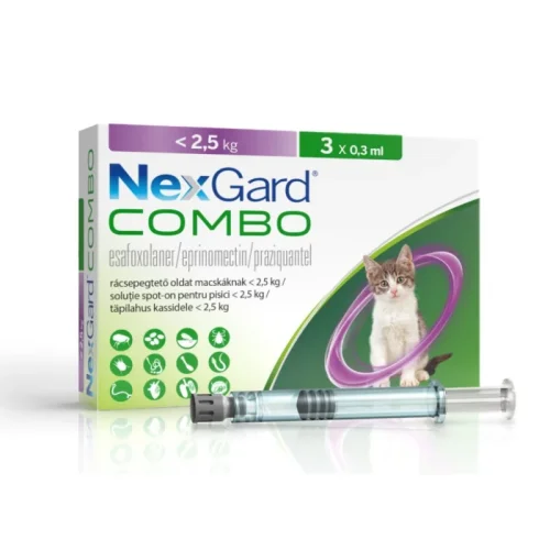 Nexgard Combo Yavru Kediler İçin İç Dış Parazit Damlası