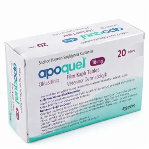 Apoquel 16 mg Köpekler için Alerji ve Kaşıntı Tableti 20 Tablet