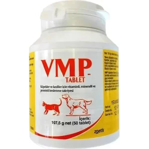 Zoetis Vmp Kedi Ve Köpek Tüy Dökülme Önleyici Vitamin 50 Tablet