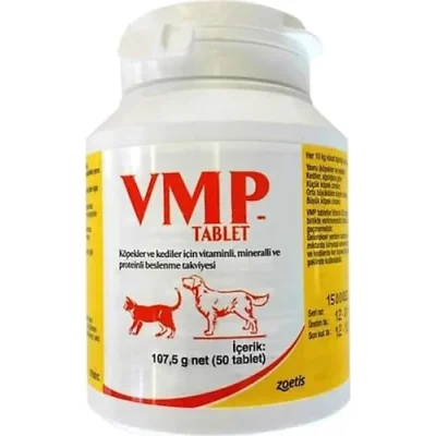 Zoetis Vmp Kedi Ve Köpek Tüy Dökülme Önleyici Vitamin 50 Tablet